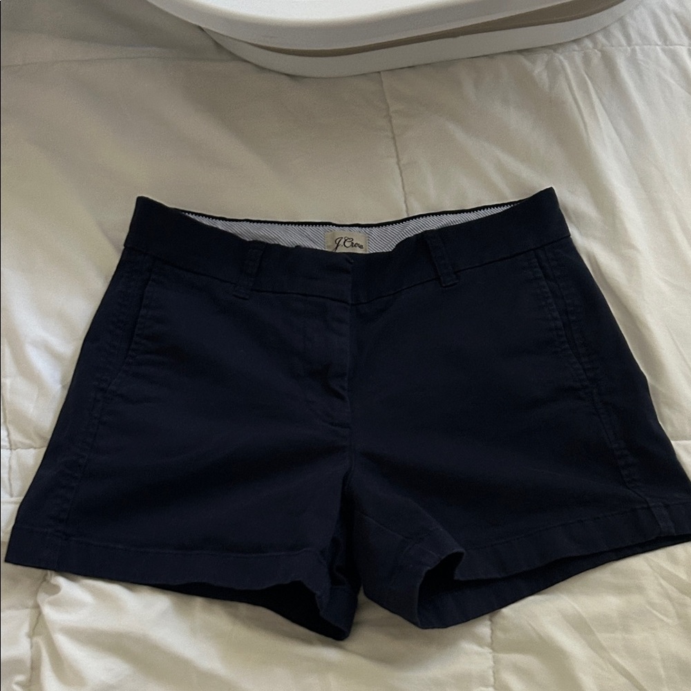 J. Crew Women's Navy Chino Shorts
